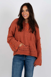 Change Your Mind Sweater (Burnt Orange)