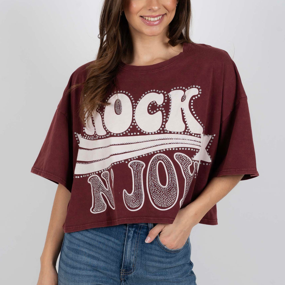 
                      
                        Rock N Joy Tee
                      
                    