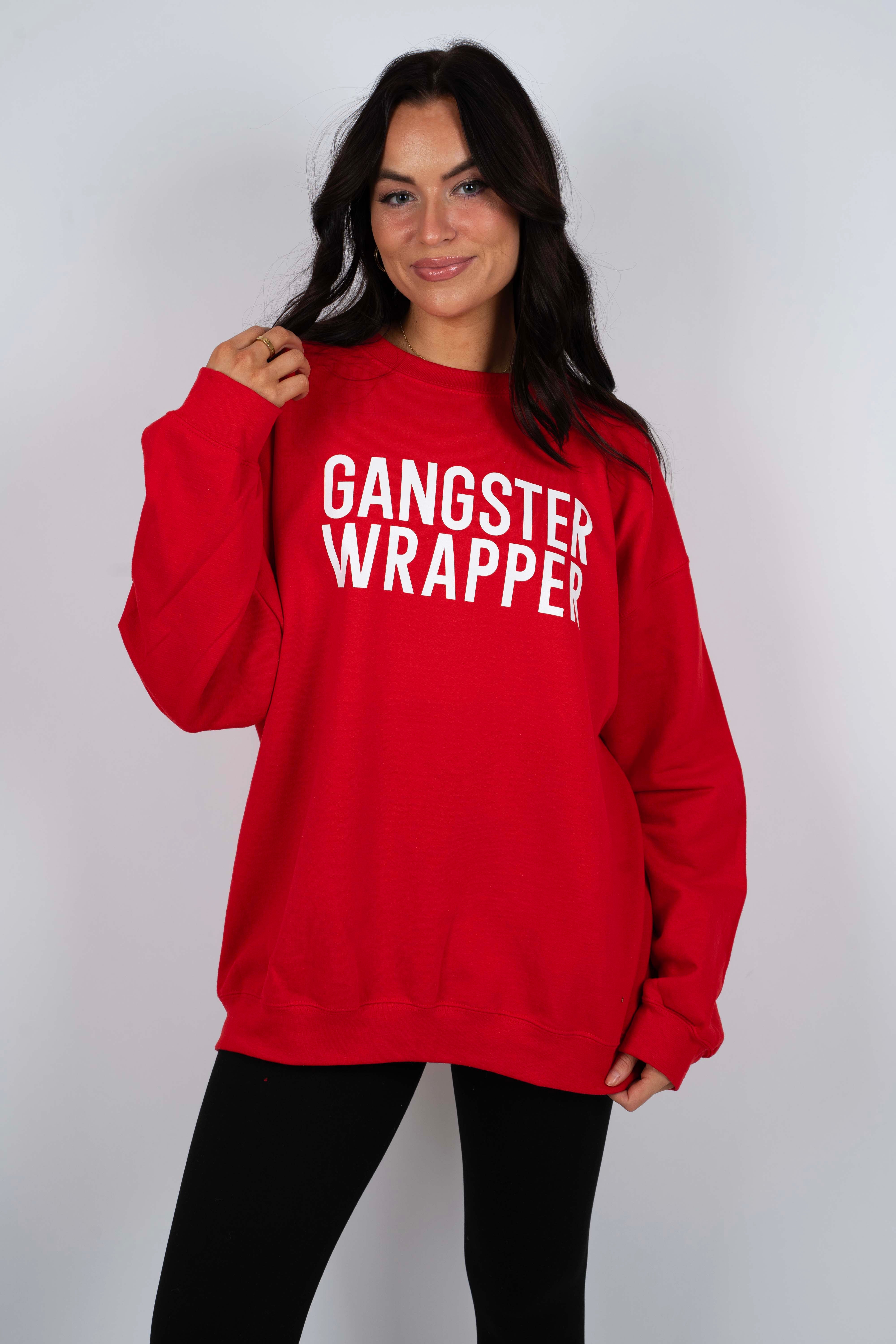 Gangster Wrapper Sweatshirt Blushing Brunette