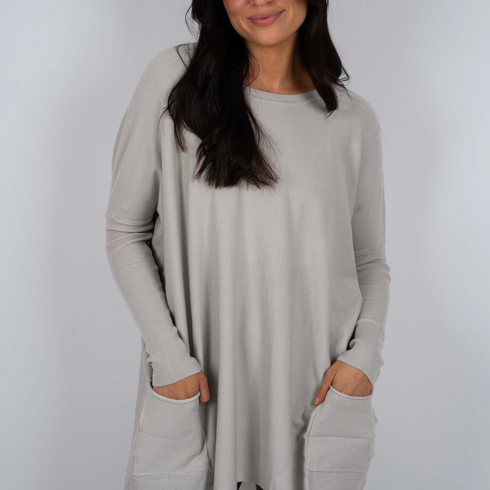 
                  
                    Totally Smitten Sweater (Silver Grey)
                  
                