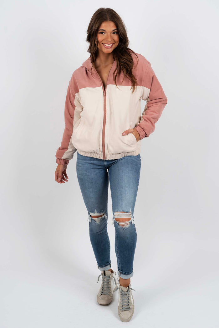 All In All Jacket (Mauve Cream)