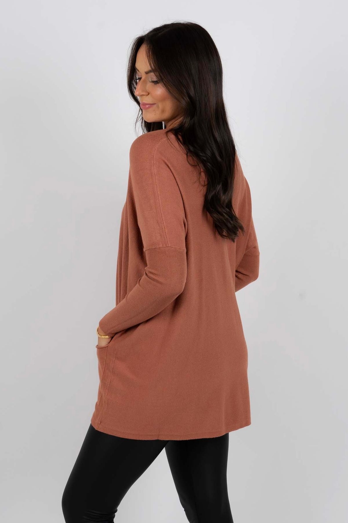 Totally Smitten Sweater (Nut Brown)