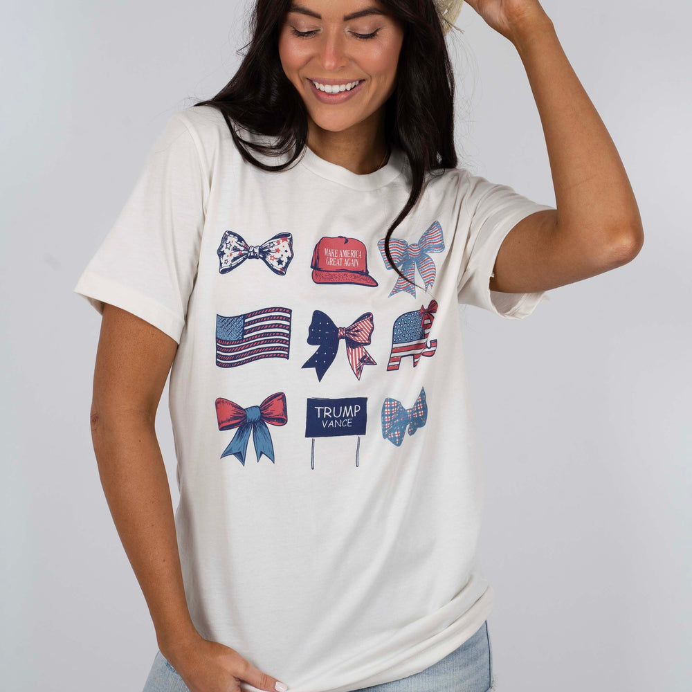 Patriotic Bow Graphic Tee