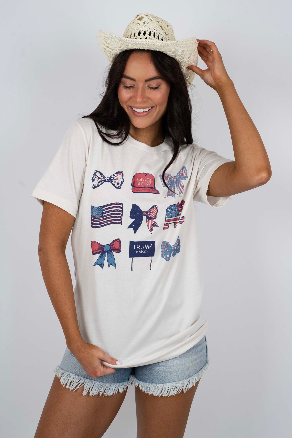 Patriotic Bow Graphic Tee