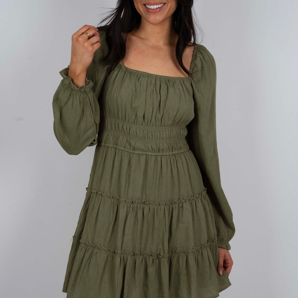 Once In A Lifetime Dress (Olive)