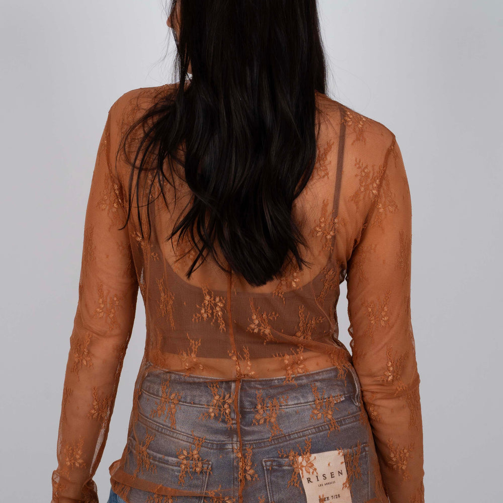 
                  
                    Katie Lace Top (Caramel)
                  
                