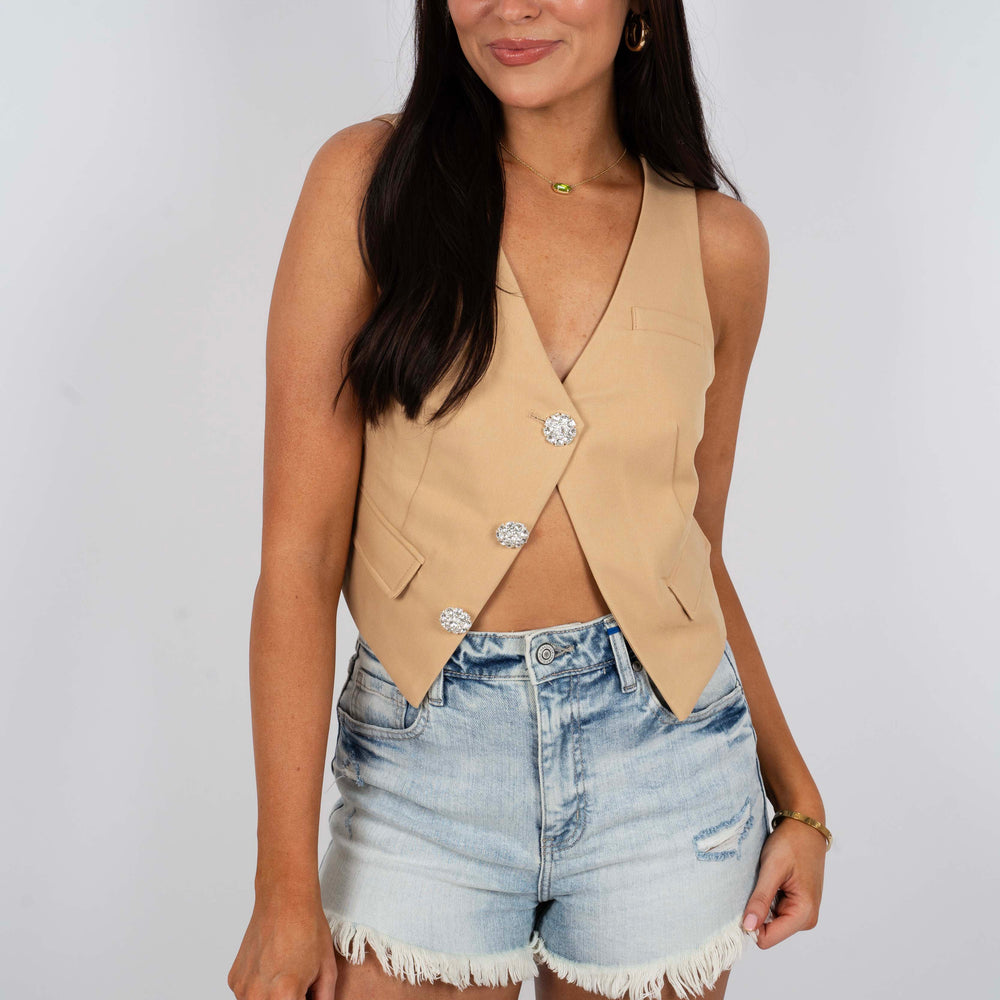 
                      
                        For The Memories Cropped Vest
                      
                    