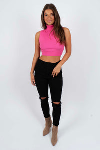 Into Your Soul Sweater Tank (Pink)