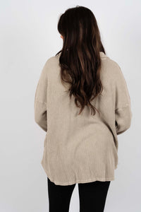 Camdyn Button Down (Stone)