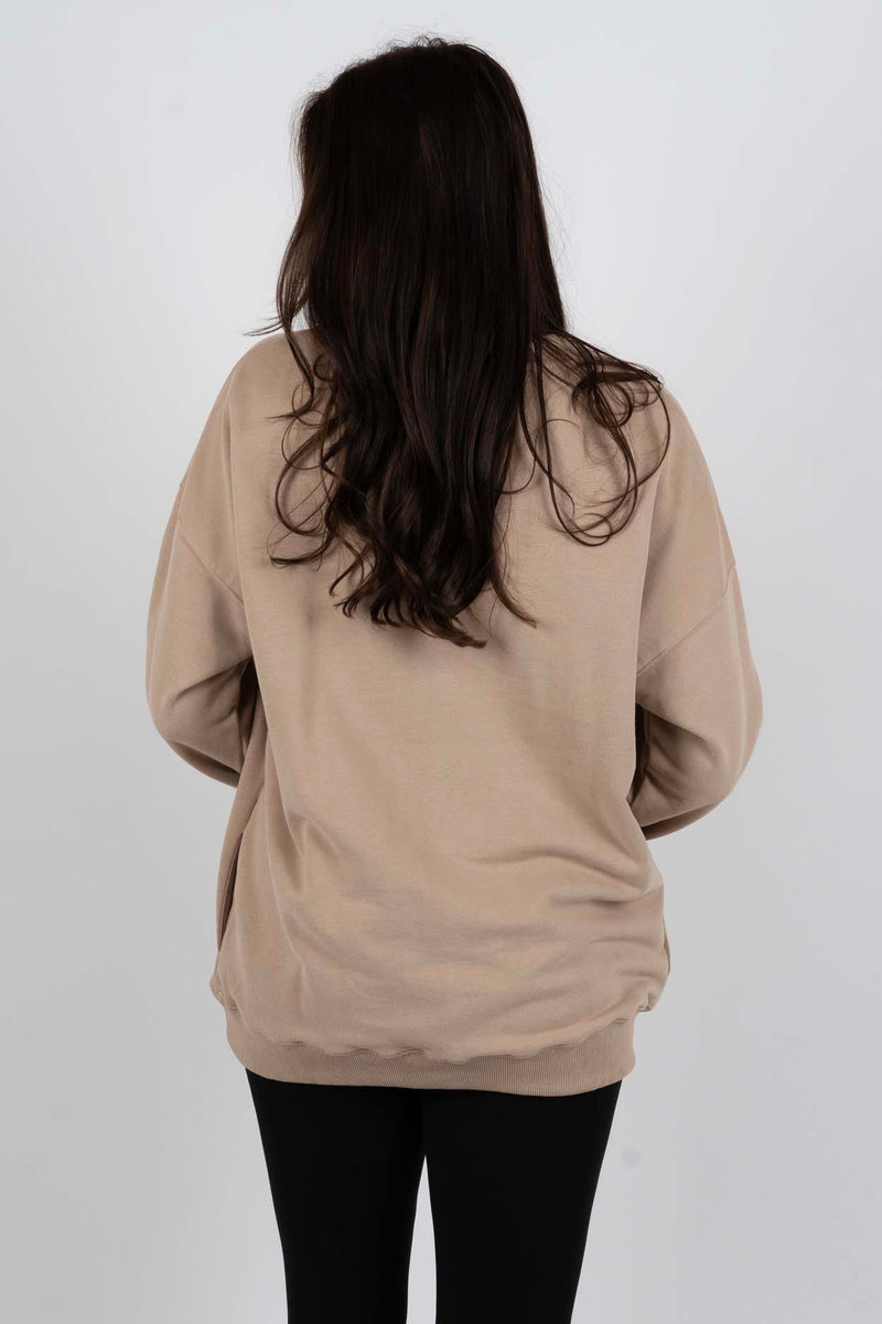 Sunrise to Sunset Pullover (Taupe)