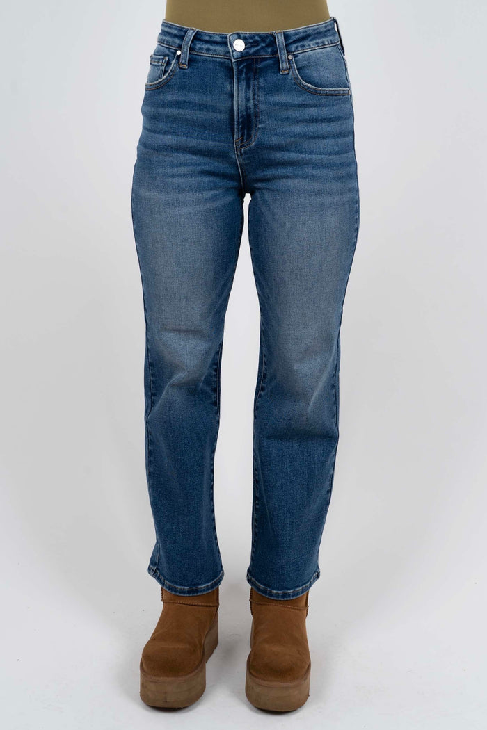 Risen Delaney Straight Leg Jeans (Medium)