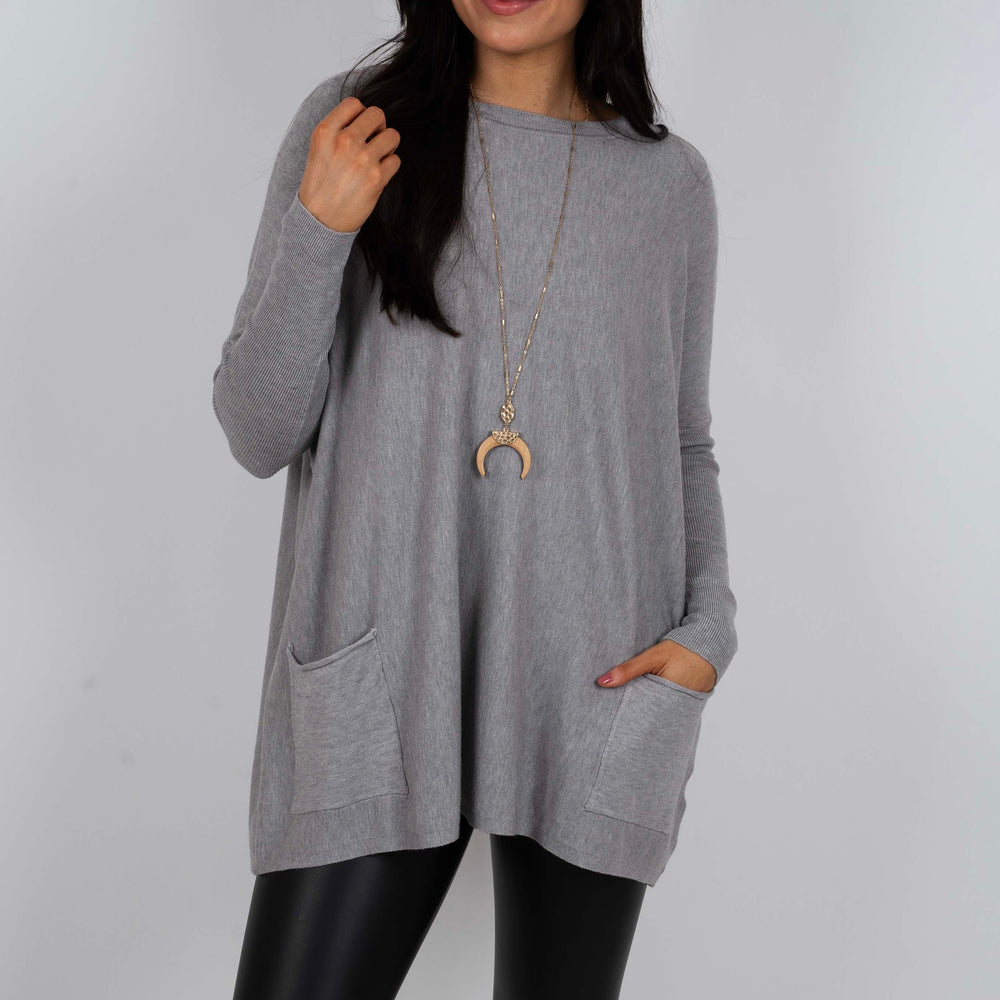 
                      
                        Totally Smitten Sweater (Heather Grey)
                      
                    