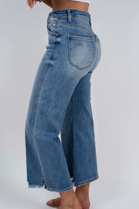 Risen High Rise Crop Jeans