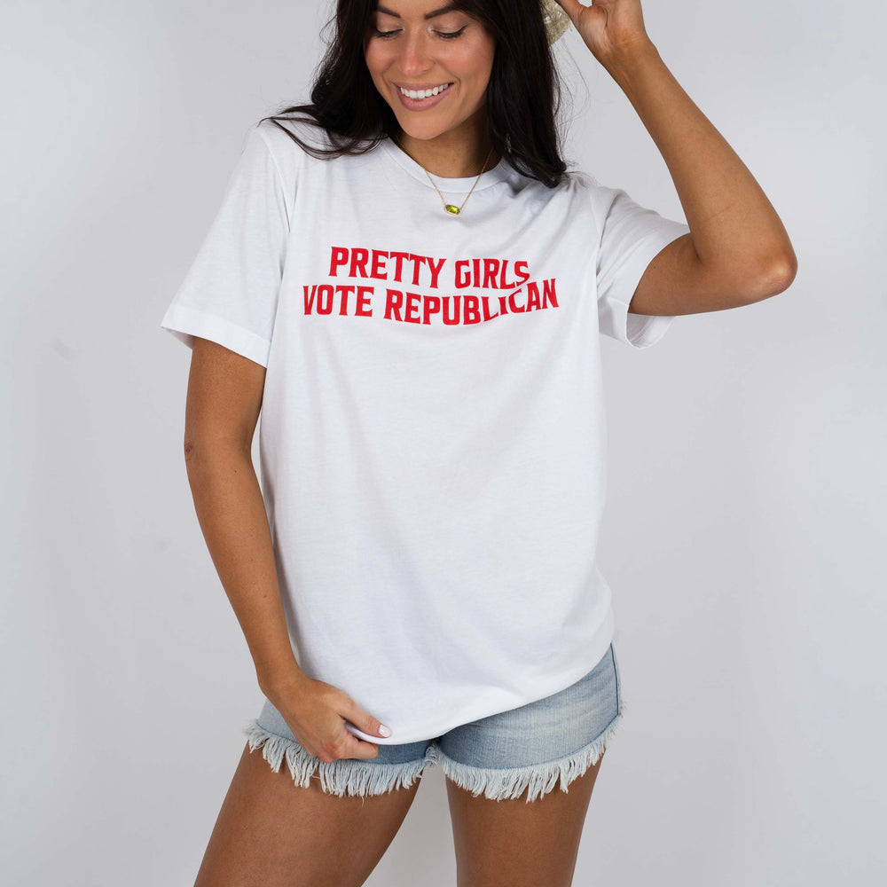 
                      
                        Pretty Girls Vote Republican Graphic Tee
                      
                    