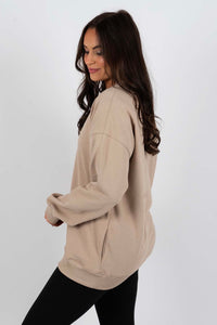 Sunrise to Sunset Pullover (Taupe)