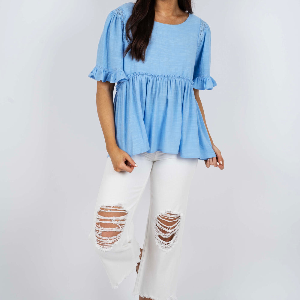 
                      
                        Truly Yours Top (Peri Blue)
                      
                    