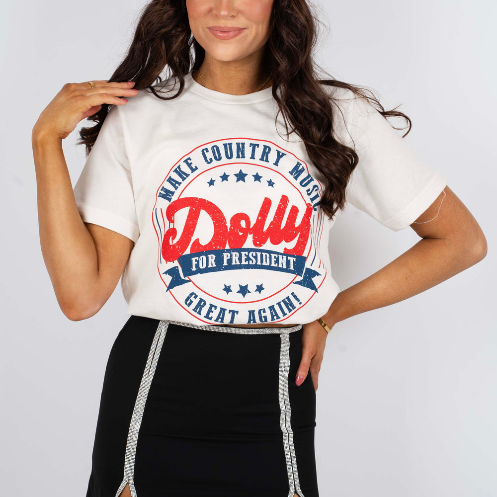 Dolly For President Graphic Tee