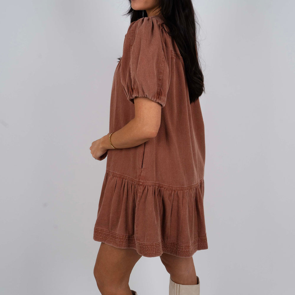 
                      
                        Keep You Near Dress (Brown)
                      
                    