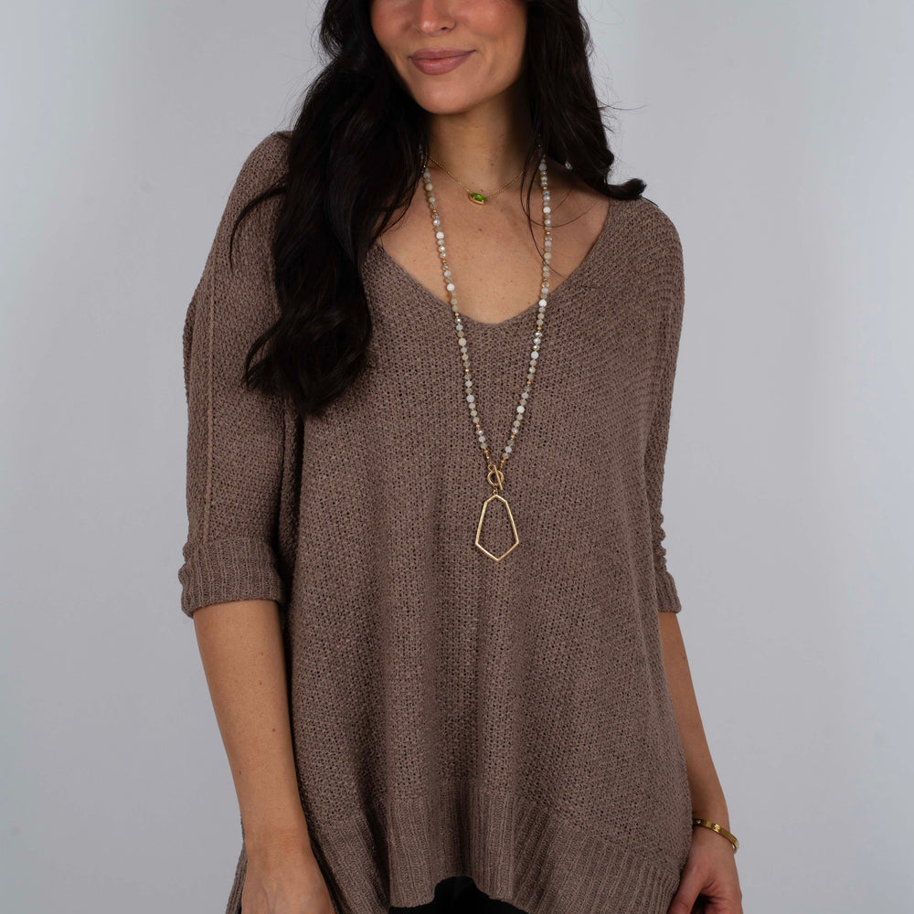 
                      
                        Sweet Secrets Sweater (Mocha)
                      
                    