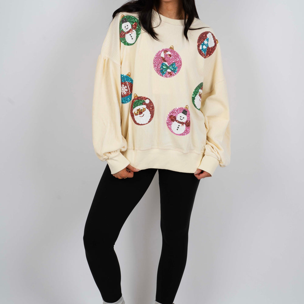 
                  
                    Christmas Ornaments Sweater
                  
                