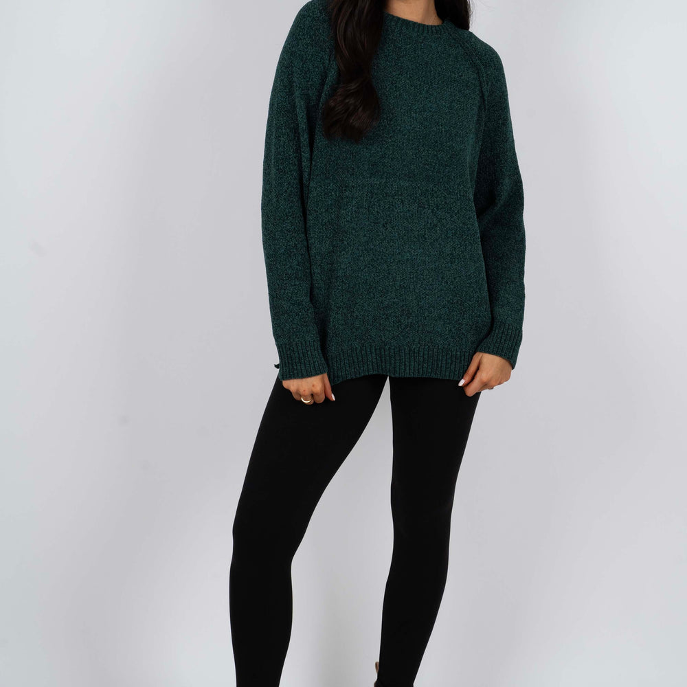 
                      
                        Keep It Going Sweater (Dark Green)
                      
                    