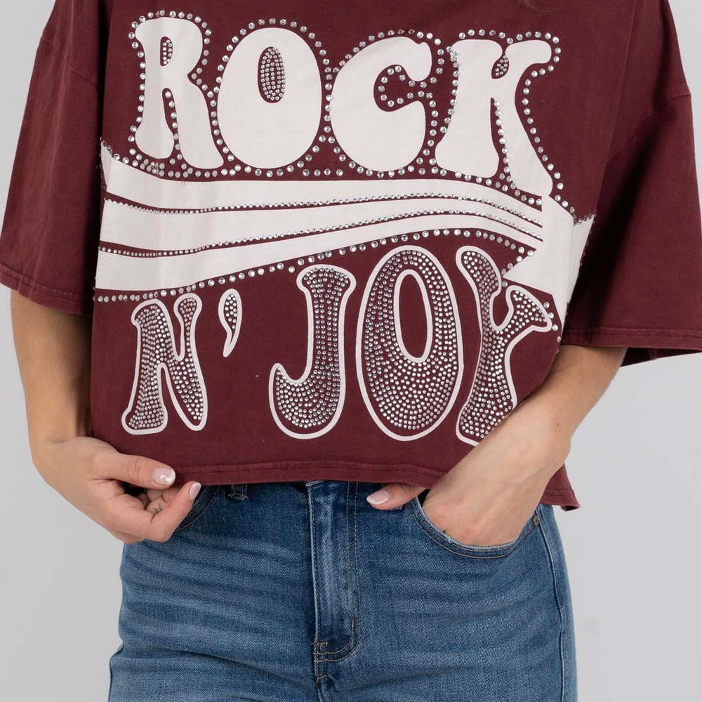 
                      
                        Rock N Joy Tee
                      
                    