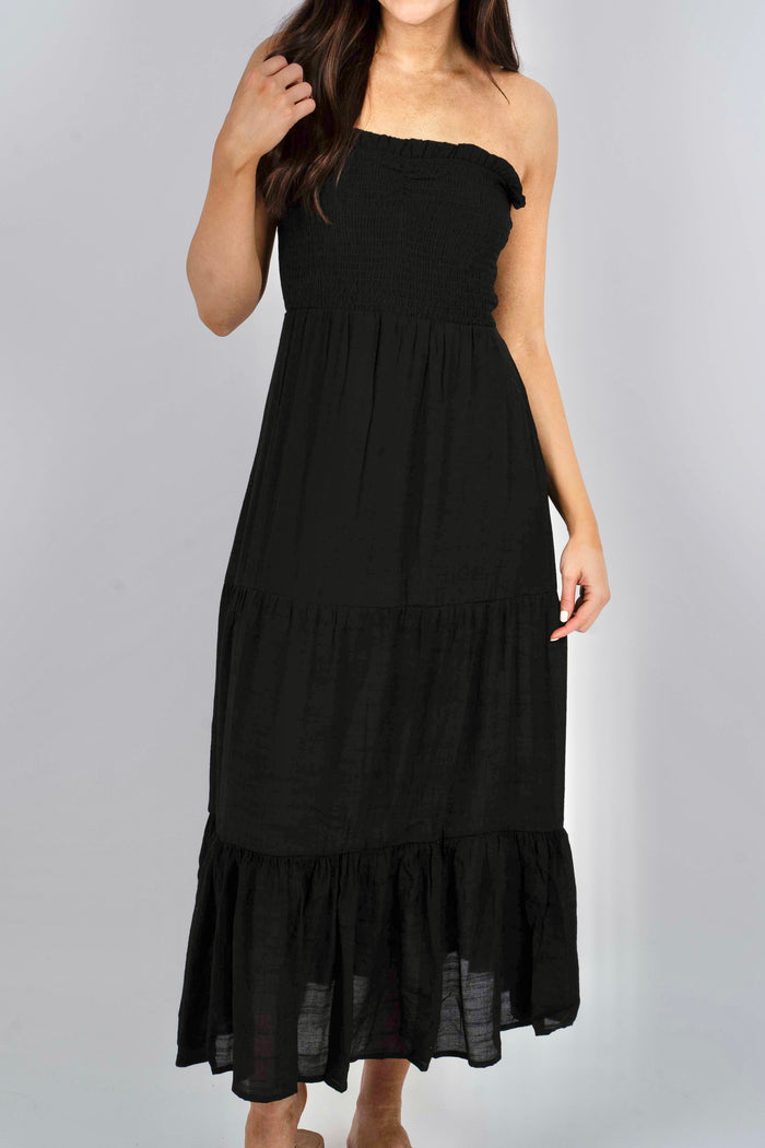 Caroline Maxi Dress (Black)