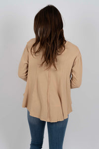 Be There For You Top (Khaki)