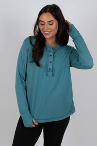 Wish You Knew Top (Teal)