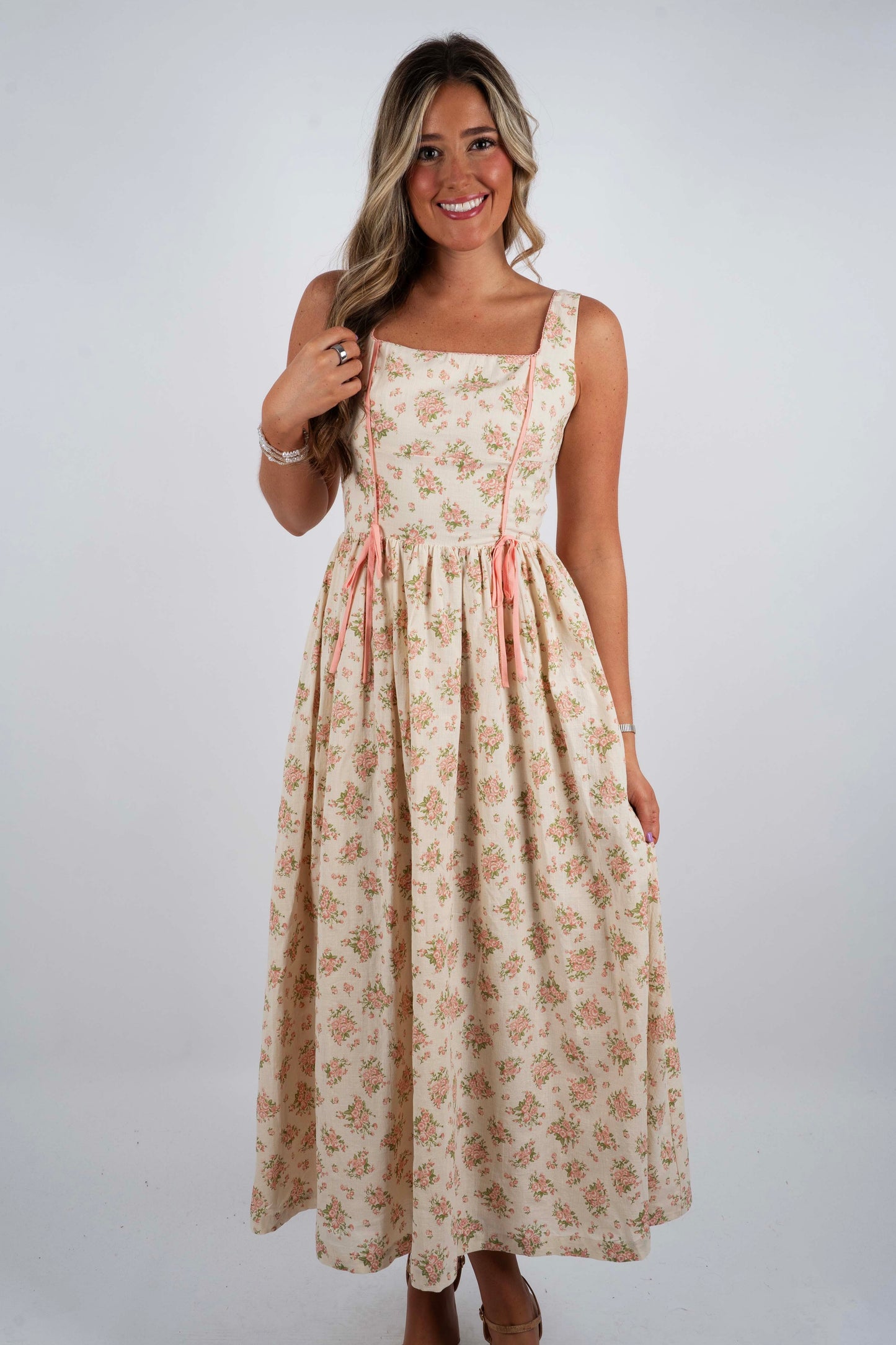 whimsical maxi dress whimsical floral maxi dress small