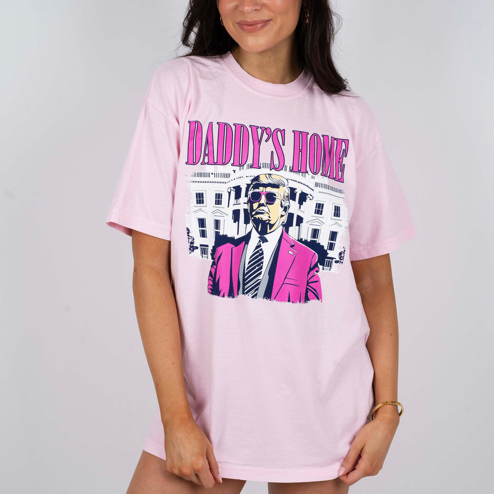 
                      
                        Daddy's Home Comfort Colors Tee (Pink)
                      
                    