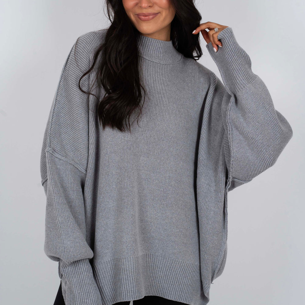 Best Days Ahead Sweater (Heather Grey)