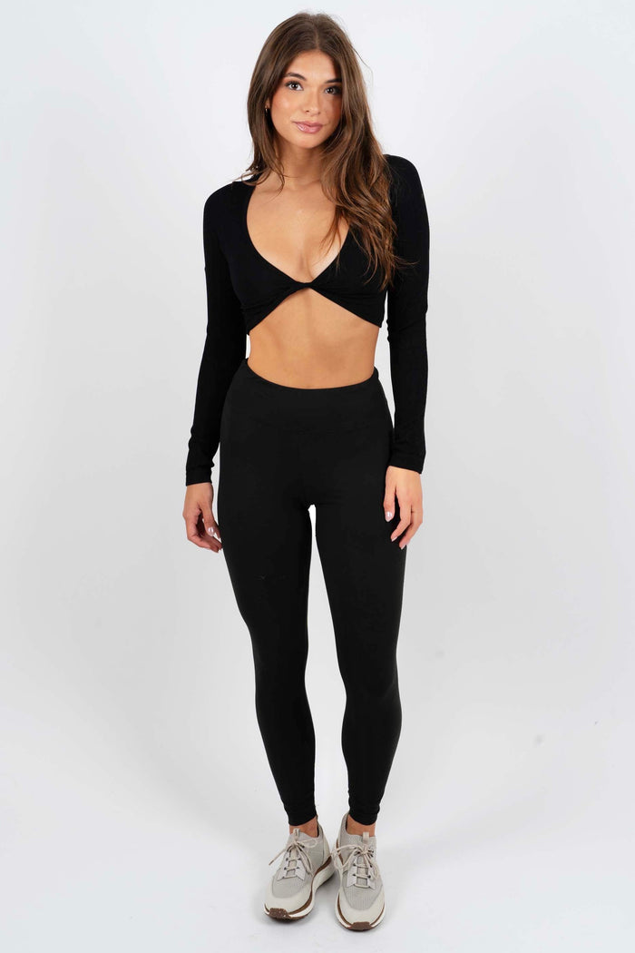 Work It Out Top (Black)