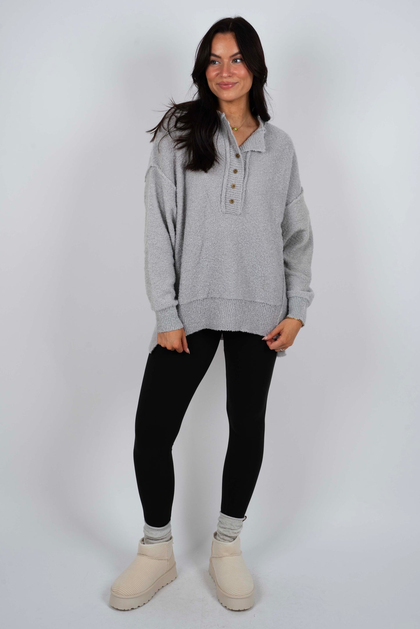 Ideal Nights Sweater (Heather Grey)