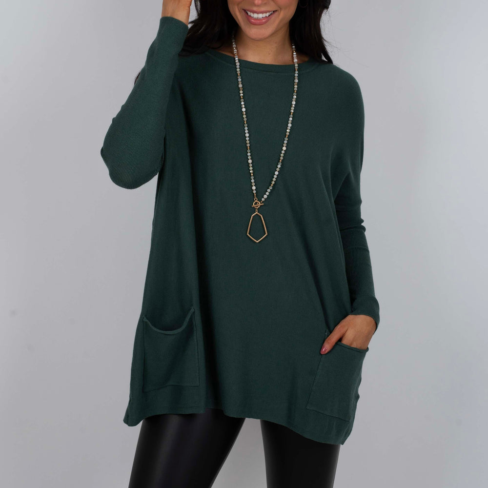 Totally Smitten Sweater (Trekking Green)