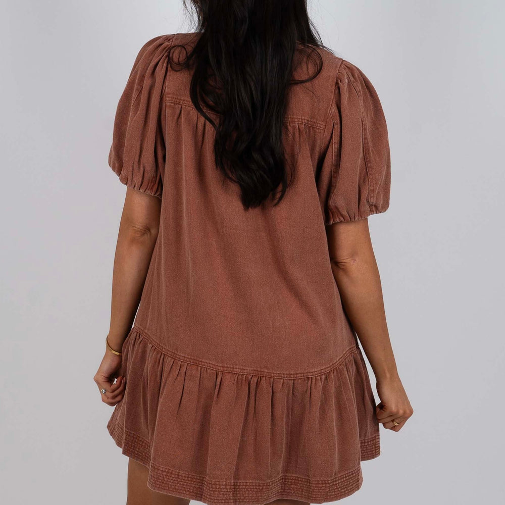 
                      
                        Keep You Near Dress (Brown)
                      
                    