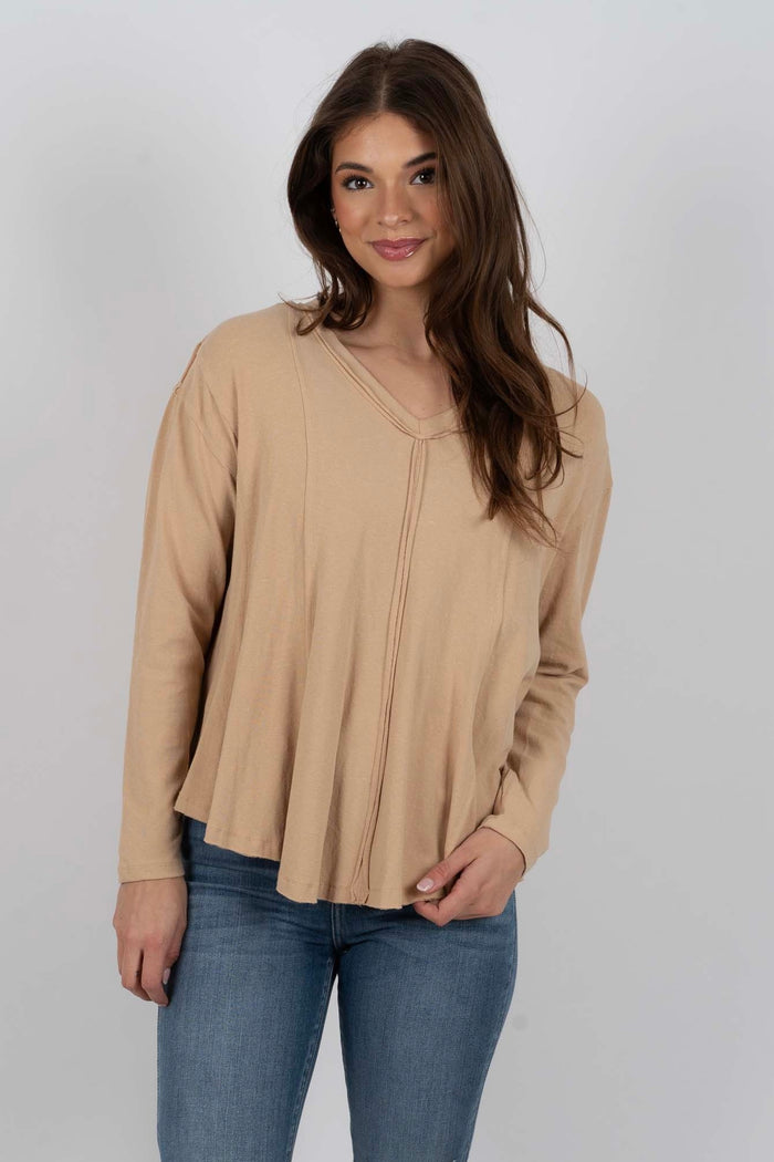 Be There For You Top (Khaki)