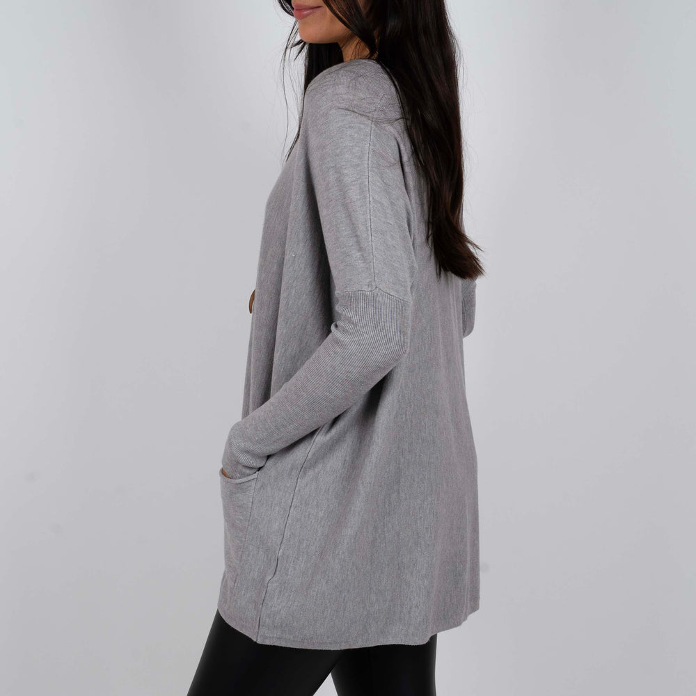 
                      
                        Totally Smitten Sweater (Heather Grey)
                      
                    