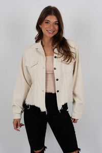 Run The World Jacket (Beige)