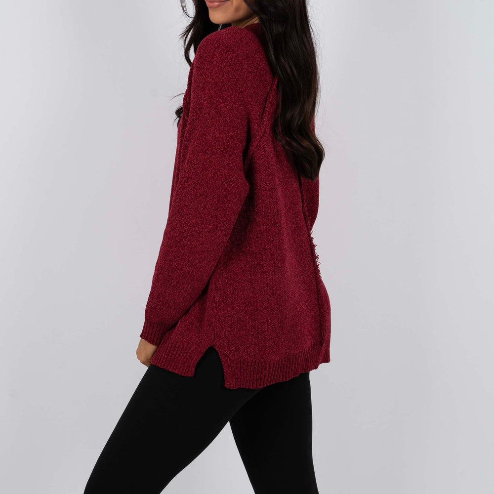 
                      
                        Keep It Going Sweater (Cabernet)
                      
                    