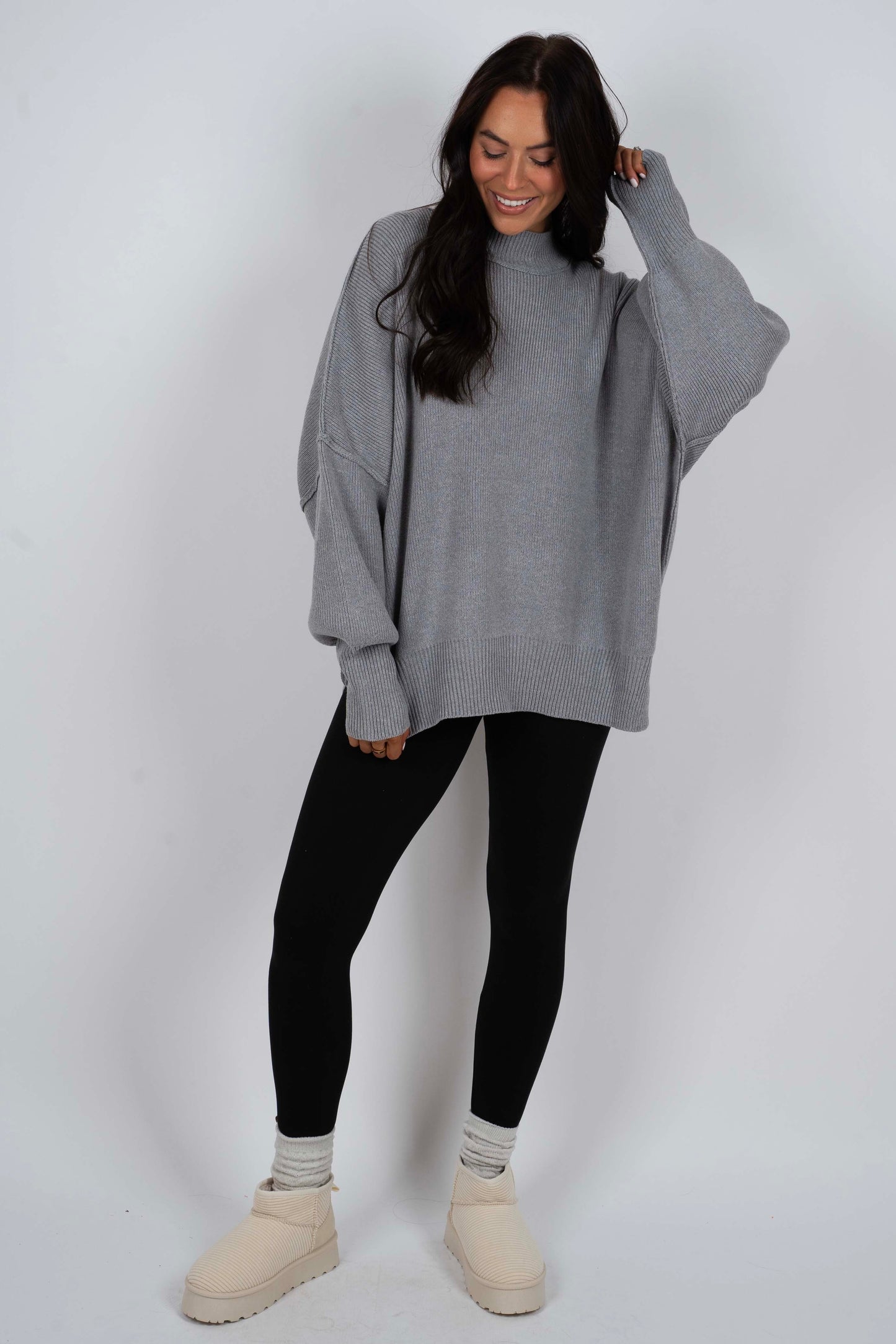 Best Days Ahead Sweater (Heather Grey)