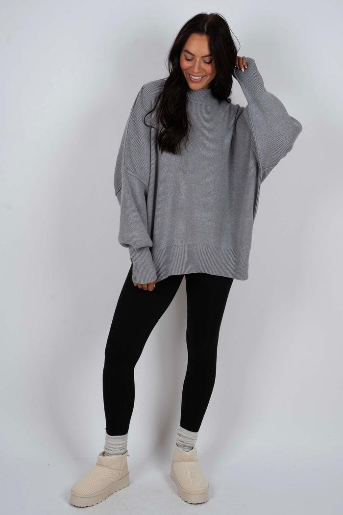 Best Days Ahead Sweater (Heather Grey)