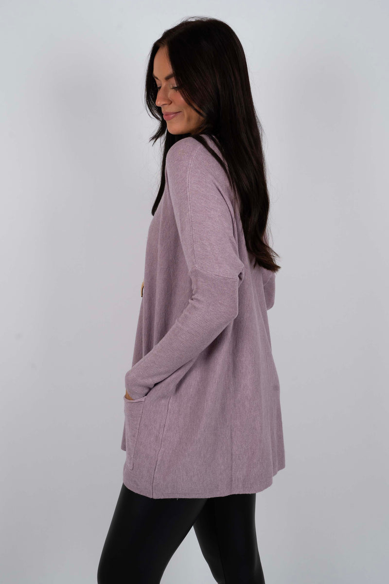 Totally Smitten Sweater (Lavender)