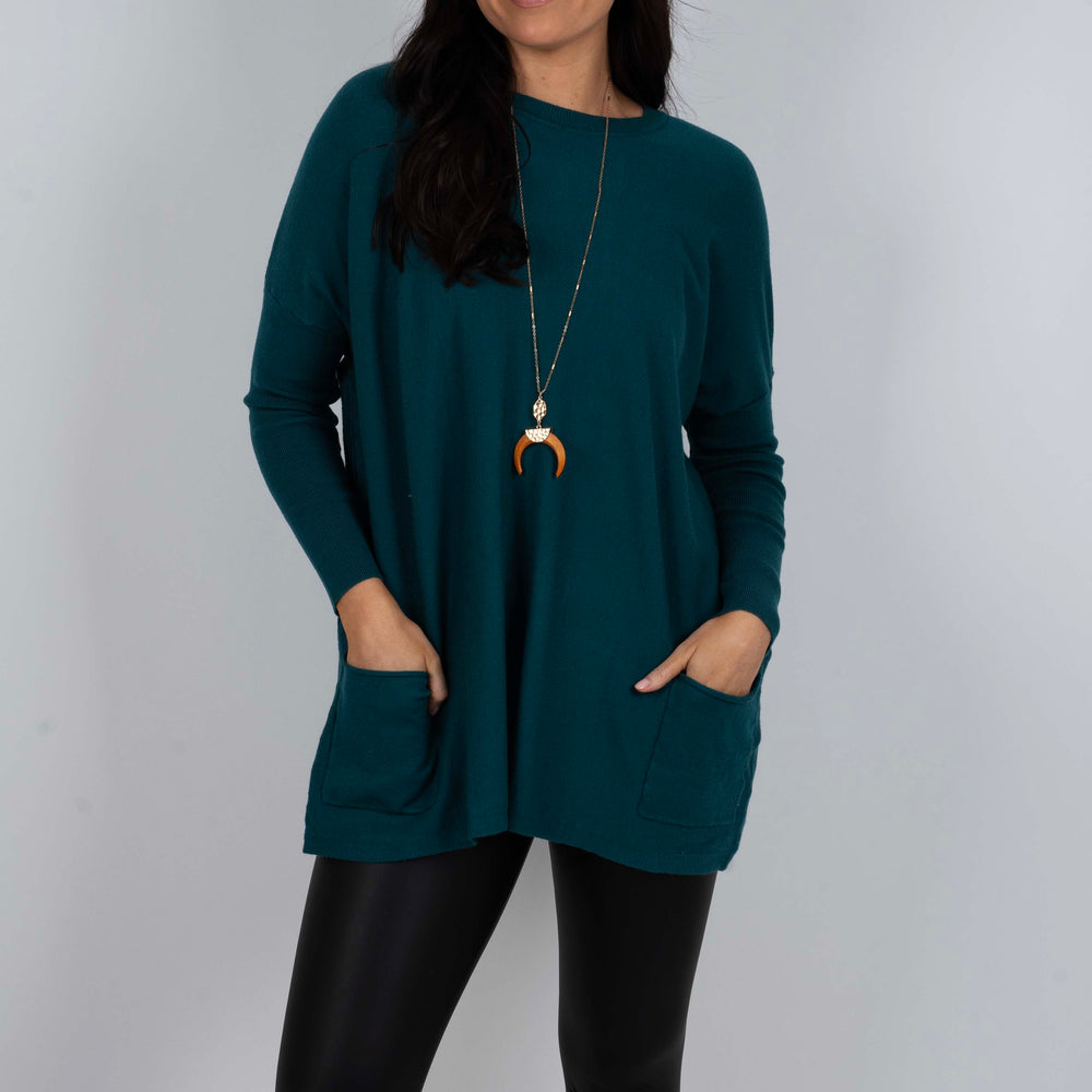 Totally Smitten Sweater (Emerald)