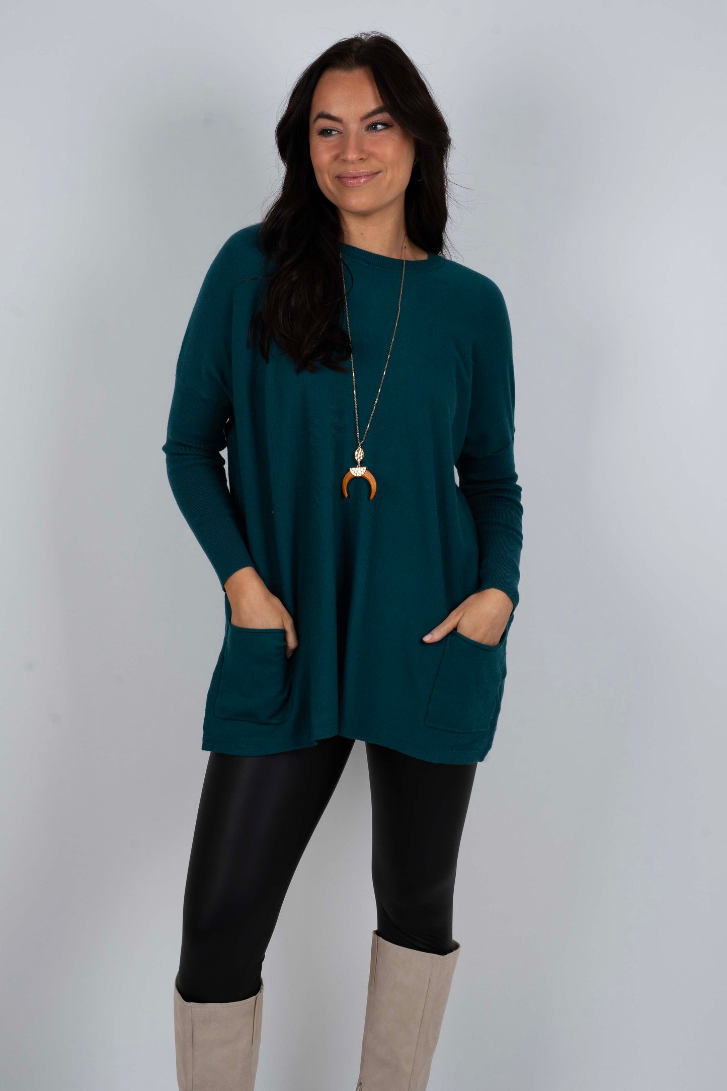 Totally Smitten Sweater (Emerald)