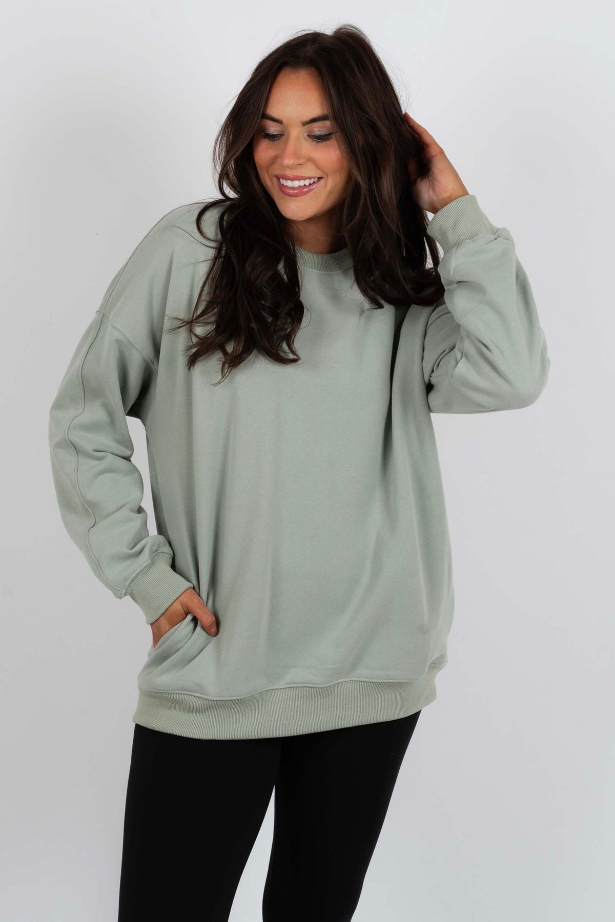 Sunrise to Sunset Pullover (Sage)