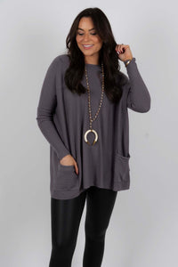 Totally Smitten Sweater (Night Shade)