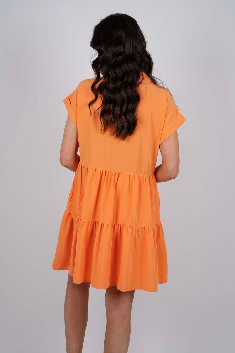 Follow You Around Dress (Apricot)