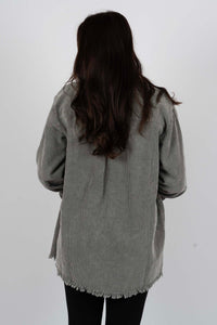 Dream Walker Shacket (Olive)