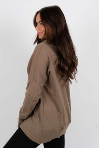 Campfire Cozy Pullover (Mocha)